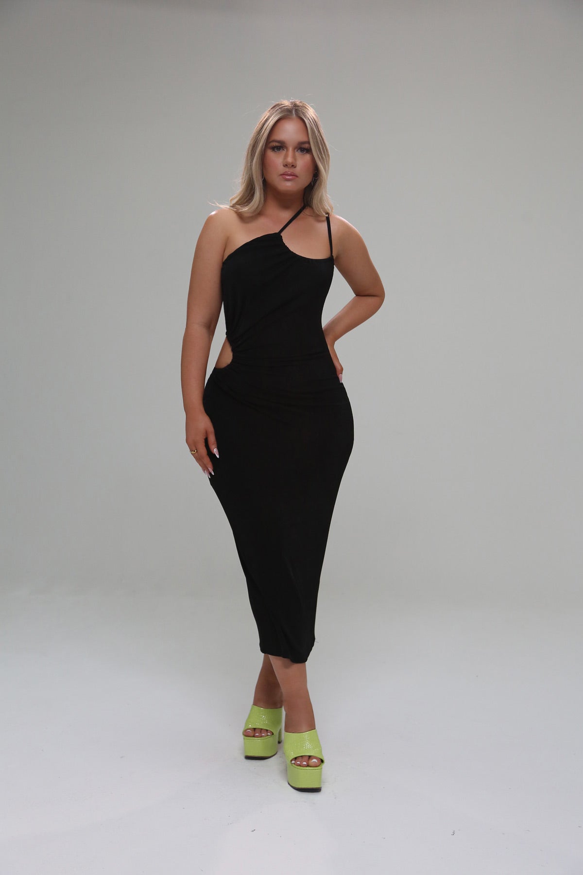 GRACE SIDE CUT OUT DRESS
