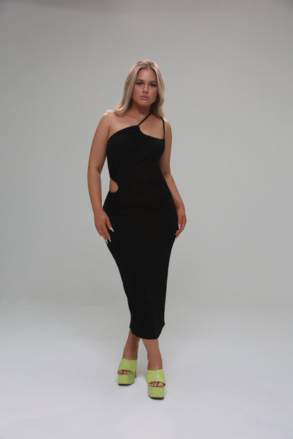 GRACE SIDE CUT OUT DRESS