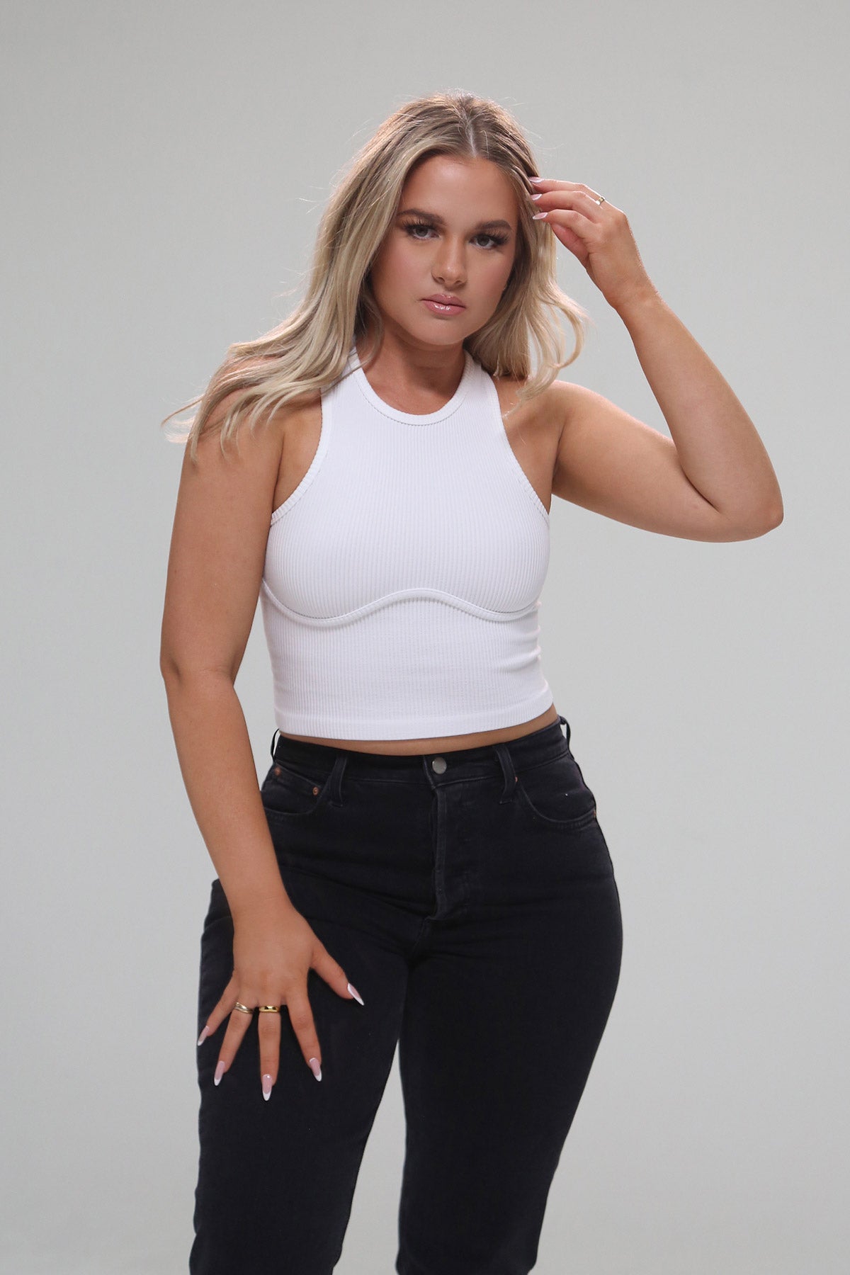 SOFT RIBBED CROP TOP