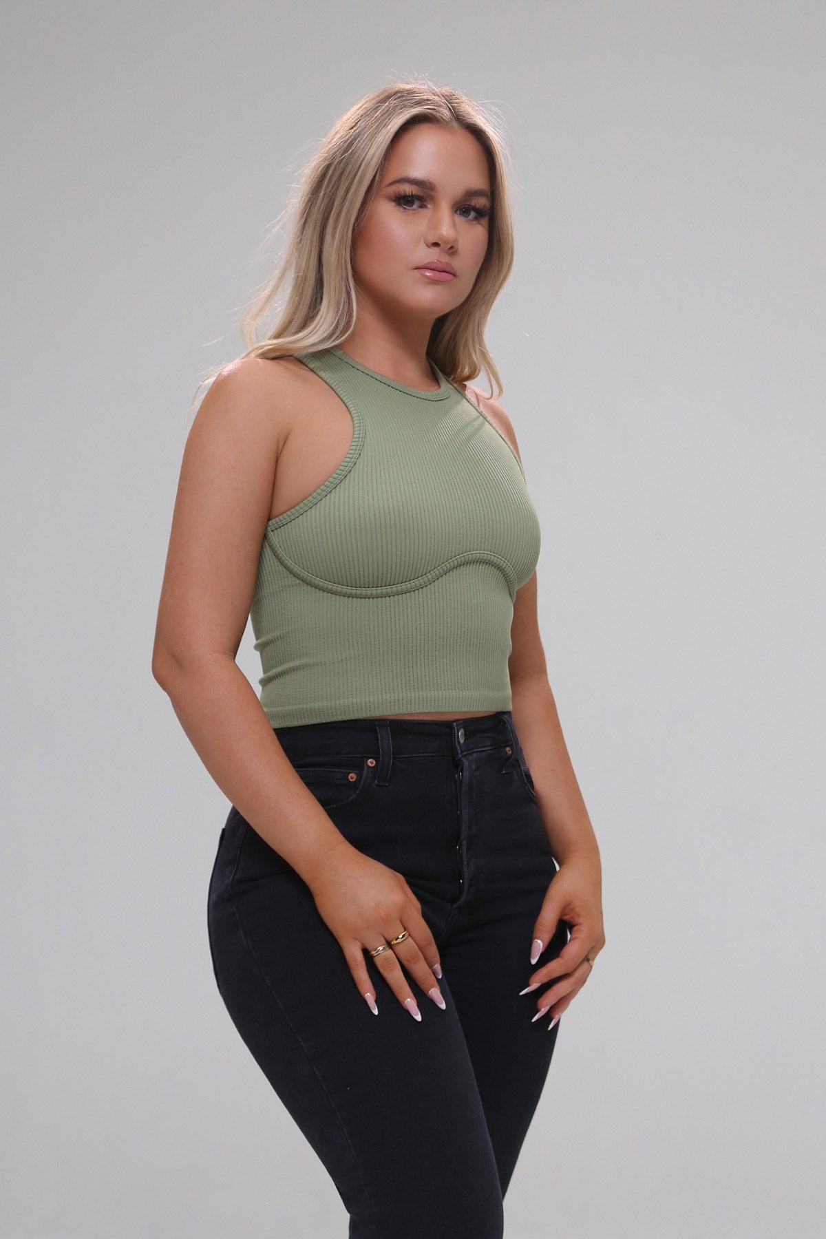 SOFT RIBBED CROP TOP