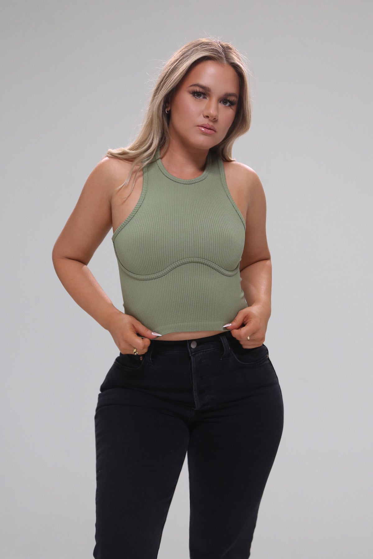 SOFT RIBBED CROP TOP